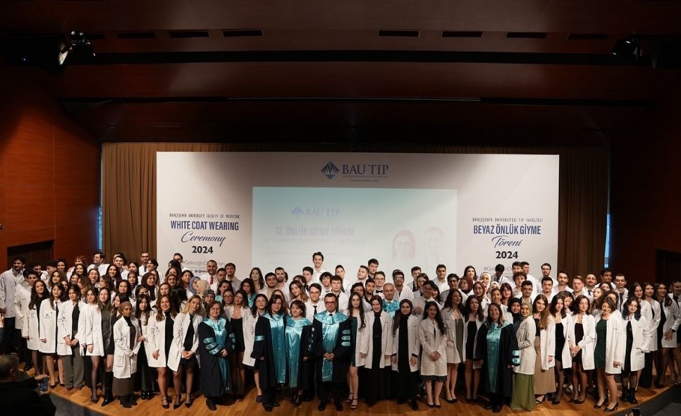 12th White Coat Ceremony of BAU Faculty of Medicine Held with Great Enthusiasm